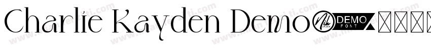 Charlie Kayden Demo字体转换
